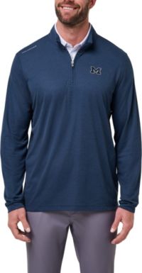 TravisMathew Men's Michigan Wolverines Navy 'Time to Tailgate