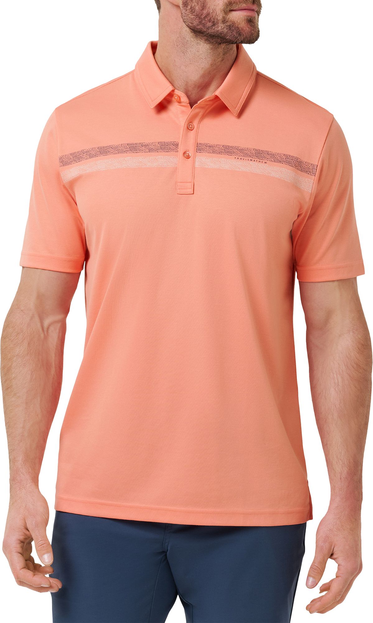 TravisMathew Men's Roaming Routes Golf Polo product image