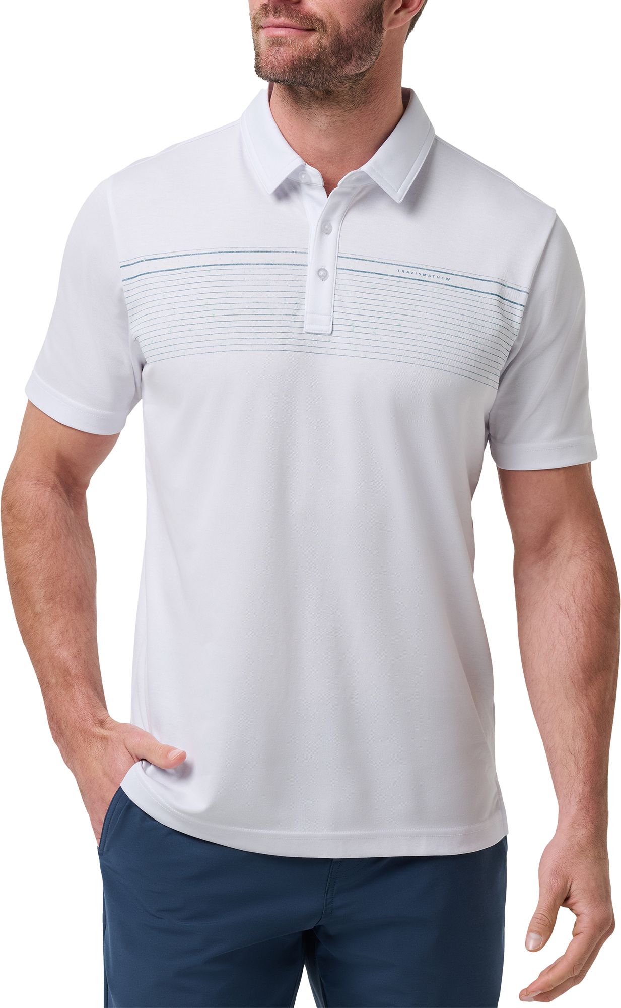 TravisMathew Men's Overstay Golf Polo product image