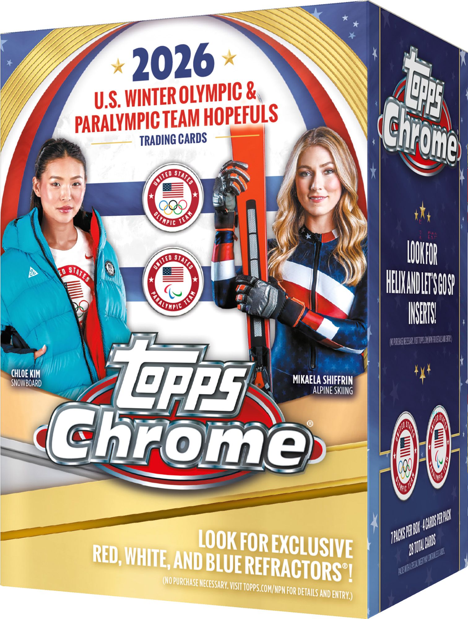 2026 Topps Chrome US Olympics Value Box product image