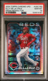 2024 Topps Chrome Update USC150 Elly De La Cruz Prism Refractor
