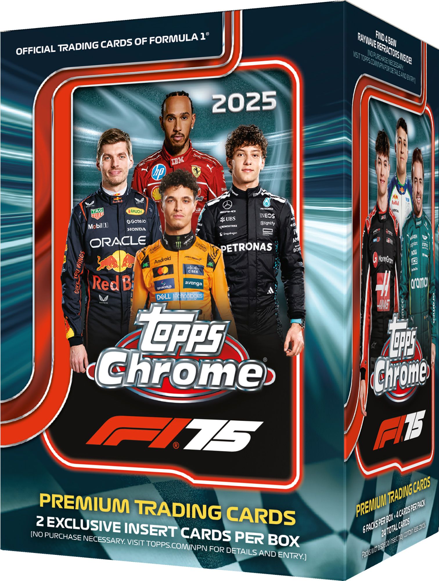 2025 Topps Chrome Formula 1 Value Box product image