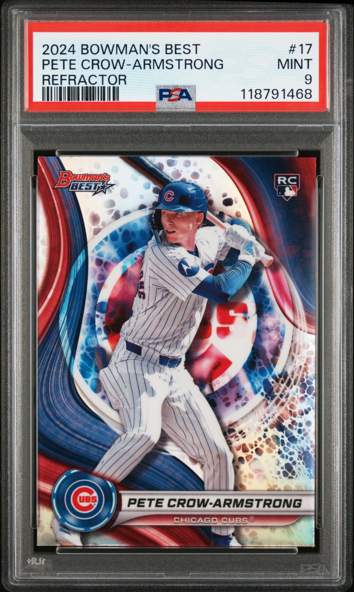 2024 Bowman's Best 17 Pete Crow-Armstrong Refractor PSA 9 product image