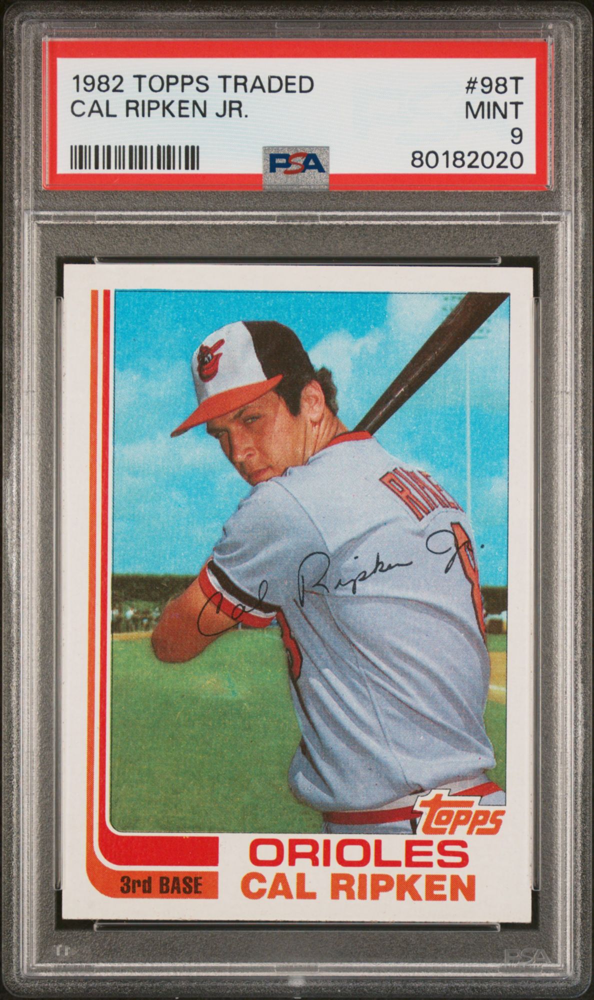 1982 Topps Traded 98T Cal Ripken Jr.  PSA 9 product image