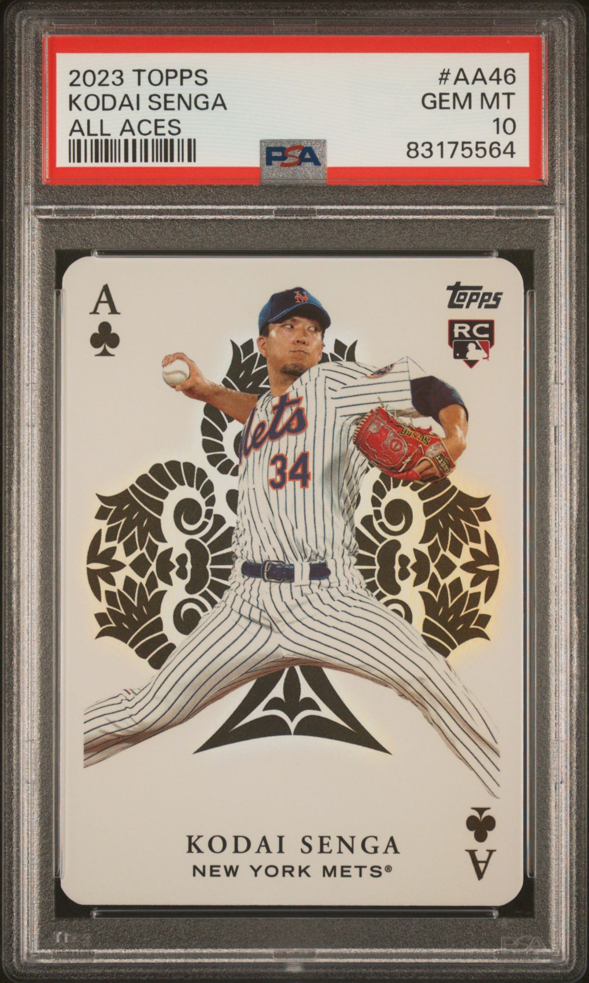 2023 Topps All Aces AA46 Kodai Senga Series 2 PSA 10 product image