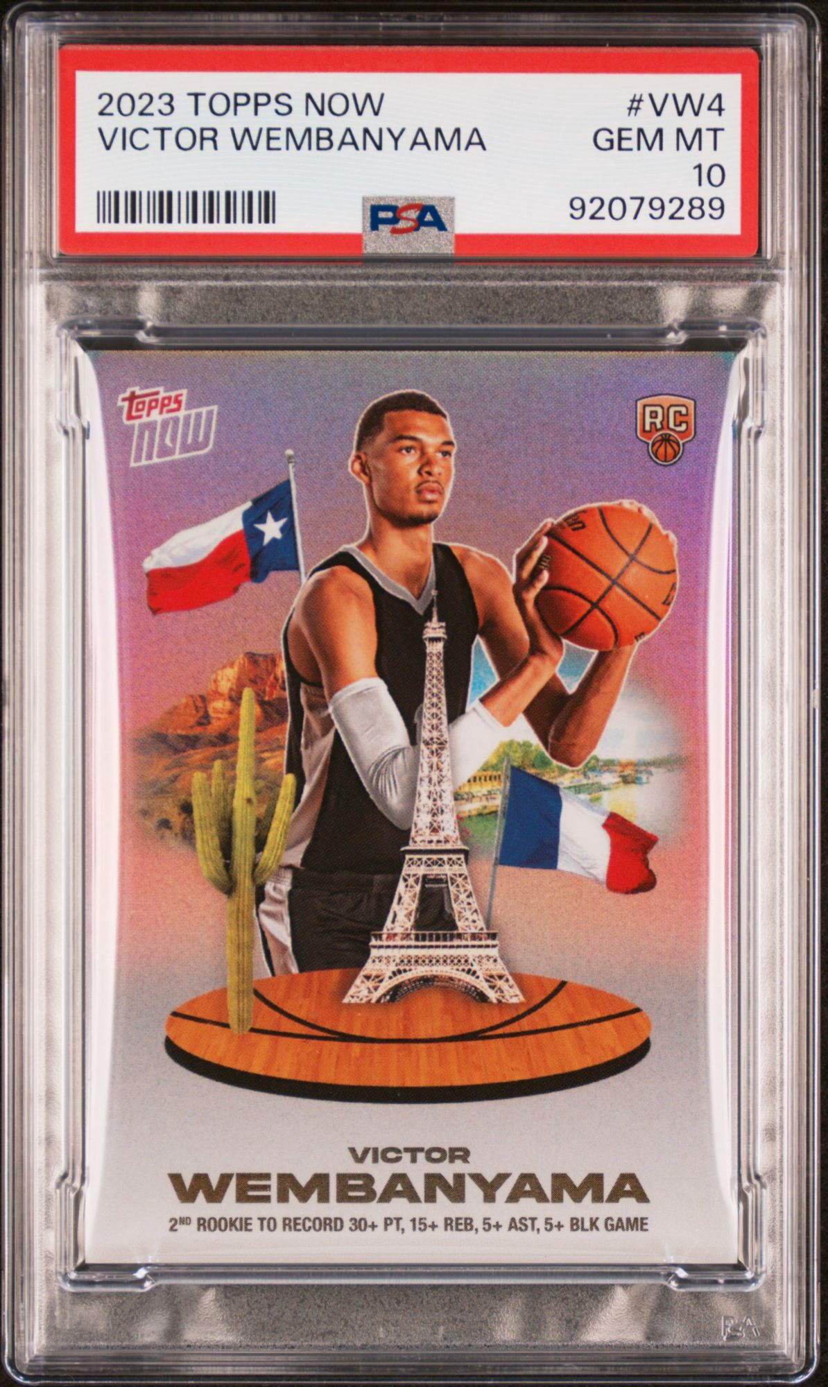 2023-24 Topps Now Victor Wembanyama NBA