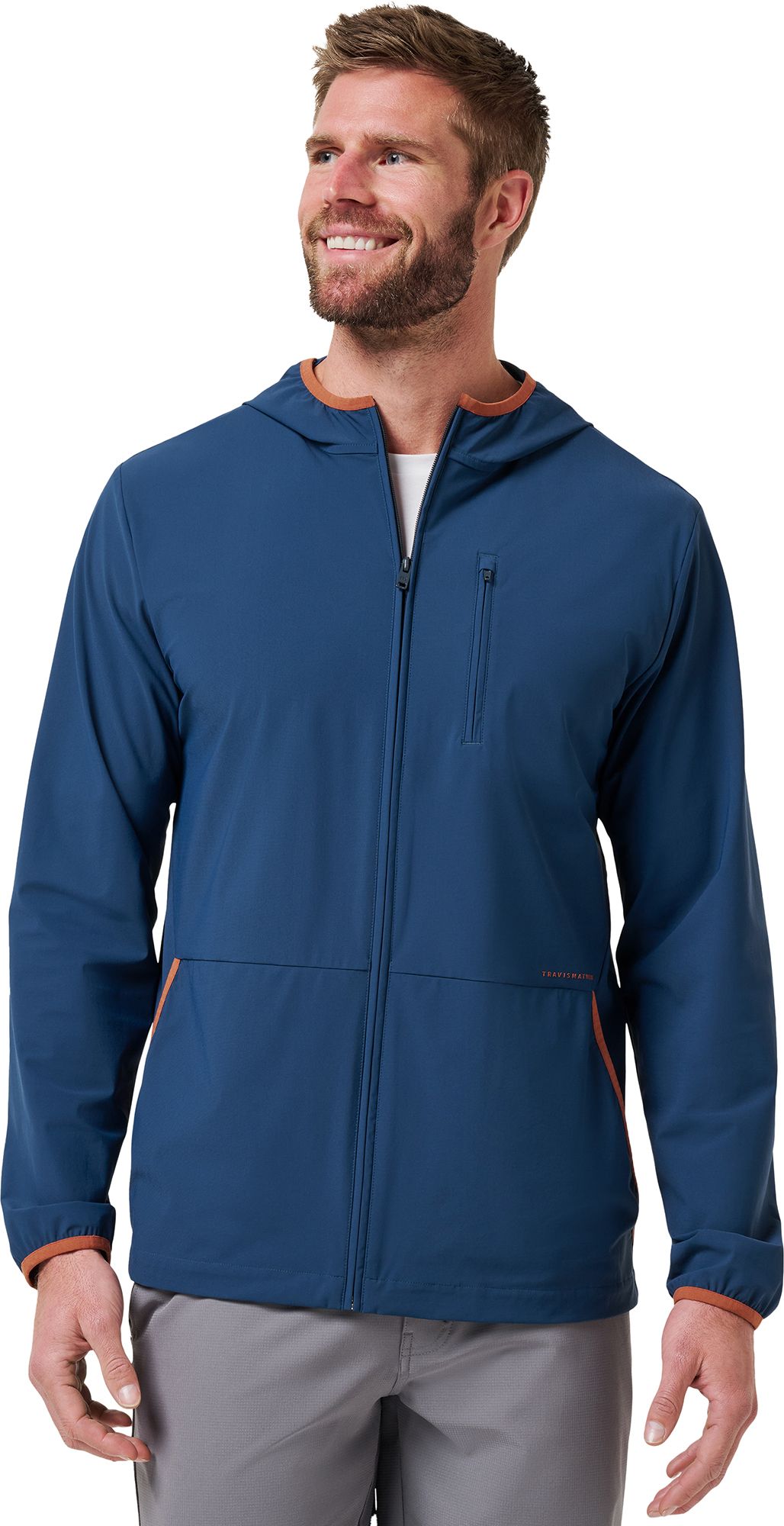 TravisMathew Men's Long Layover Golf Jacket product image