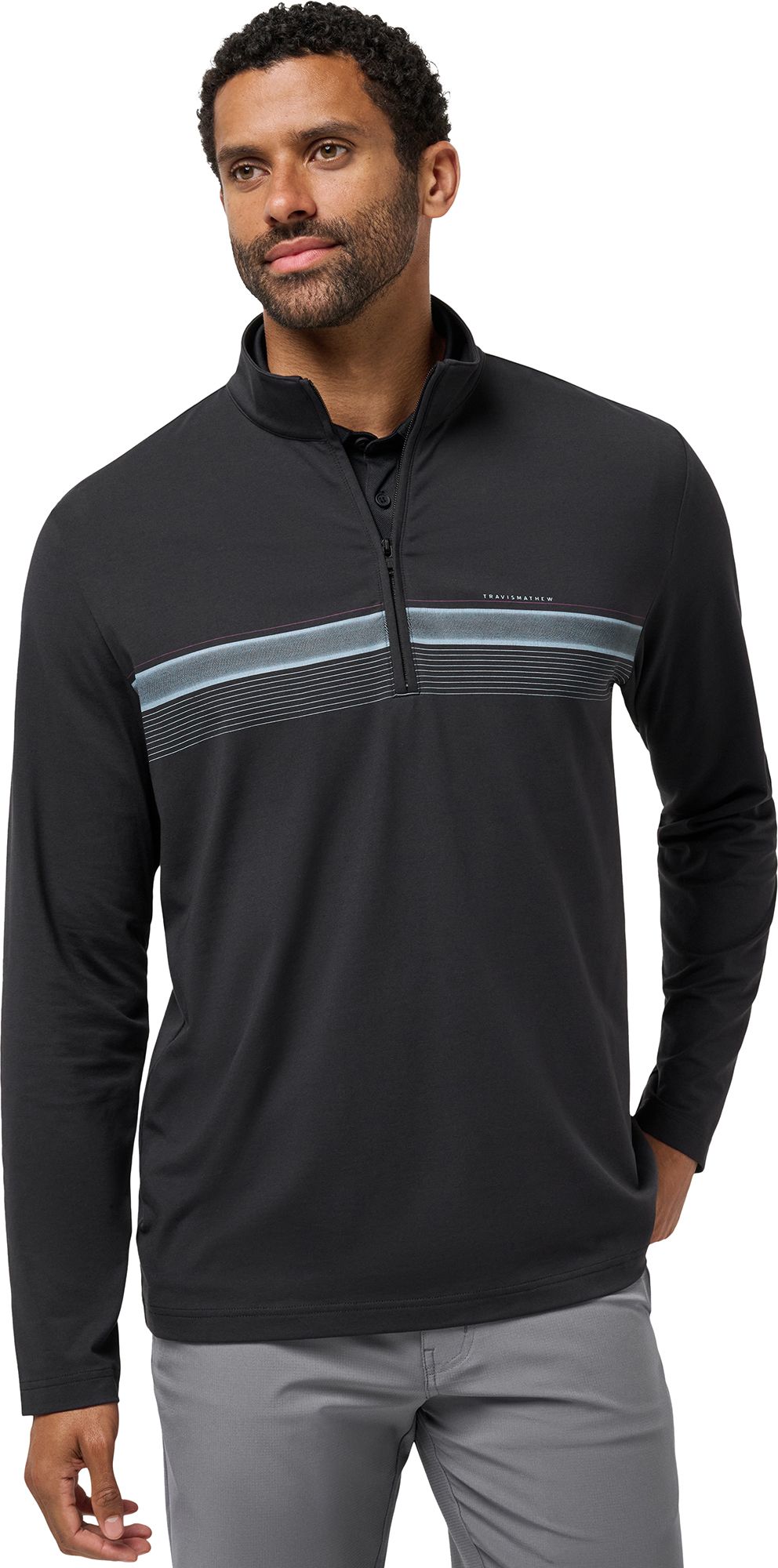 TravisMathew Men's Nautical Adventure Golf ¼ Zip product image