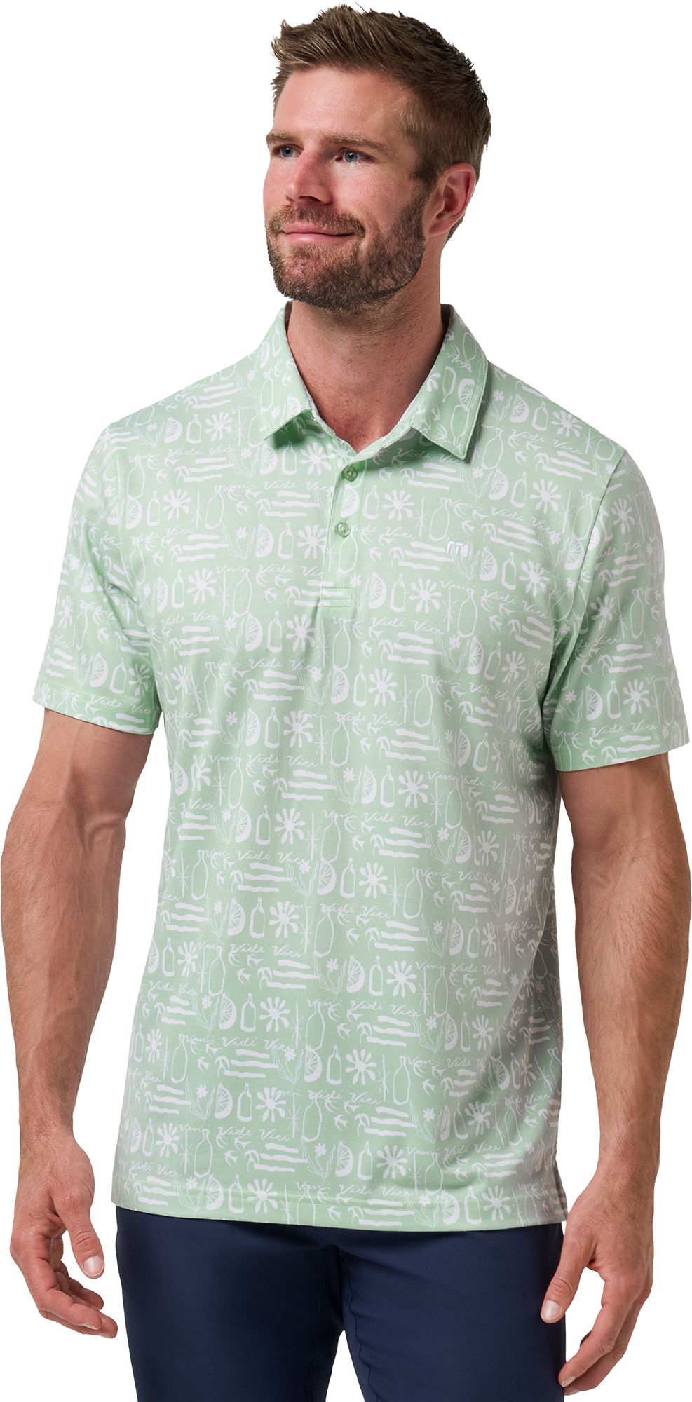 TravisMathew Men's Featherweight Cabana Golf Polo product image