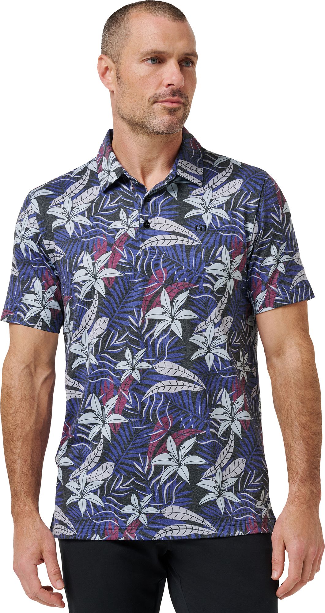 TravisMathew Men's Featherweight Open Bay Golf Polo product image