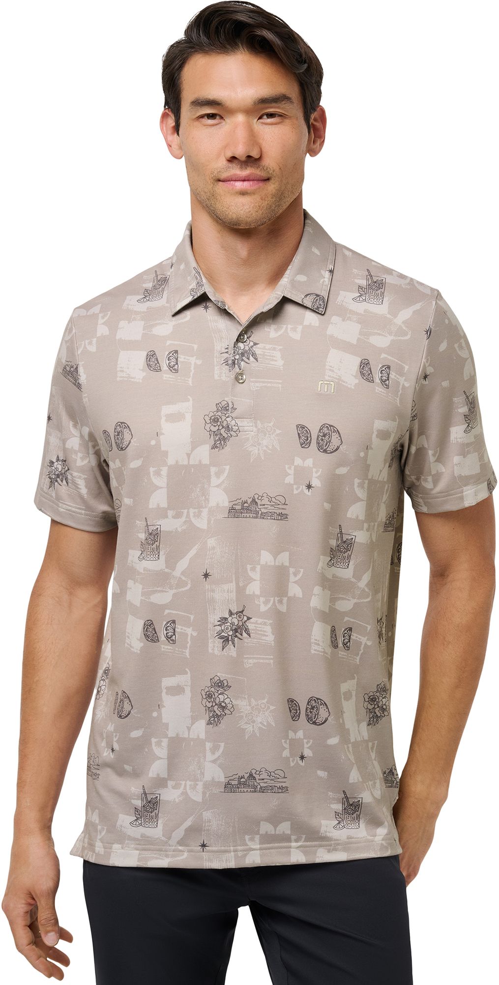 TravisMathew Men's Featherweight Spritz Golf Polo product image
