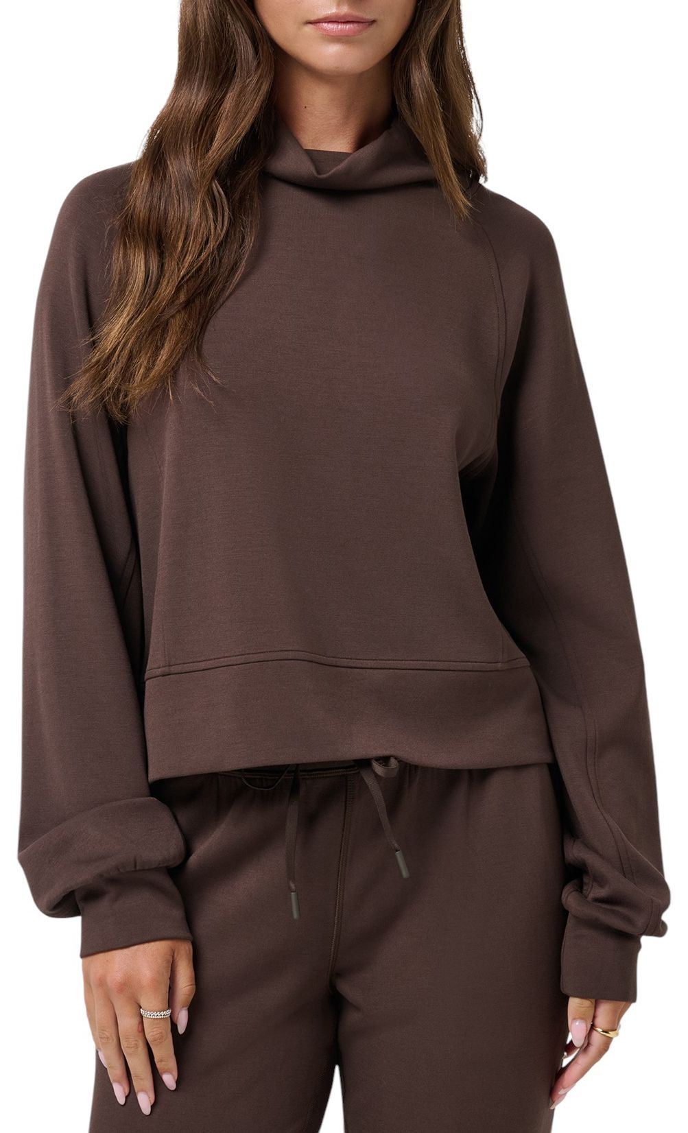 TravisMathew Women's Skyloft Soft Funnel Neck Golf Pullover product image