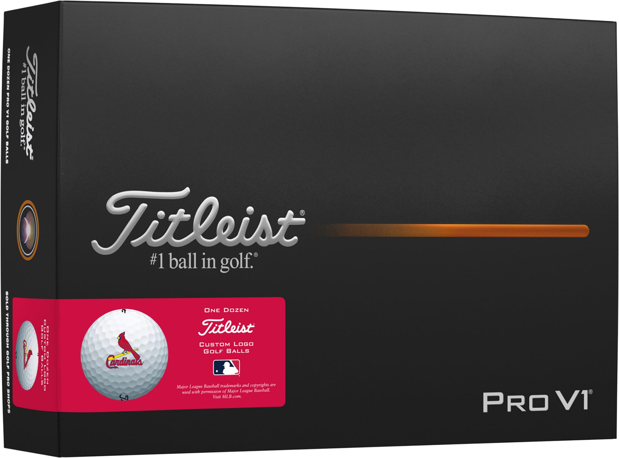 Titleist 2025 Pro V1 St. Louis Cardinals Golf Balls product image