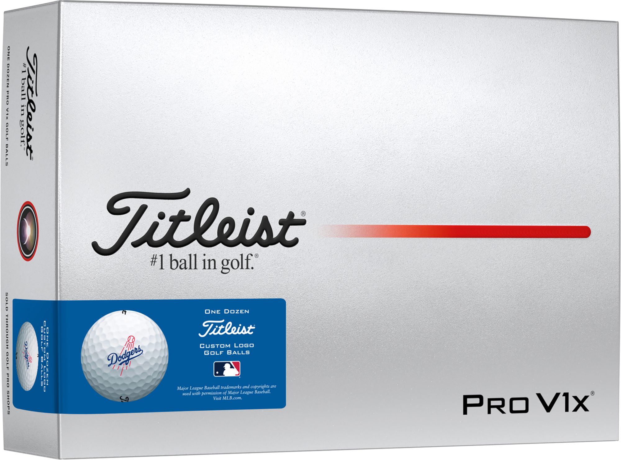 Titleist 2025 Pro V1x Los Angeles Dodgers Golf Balls product image