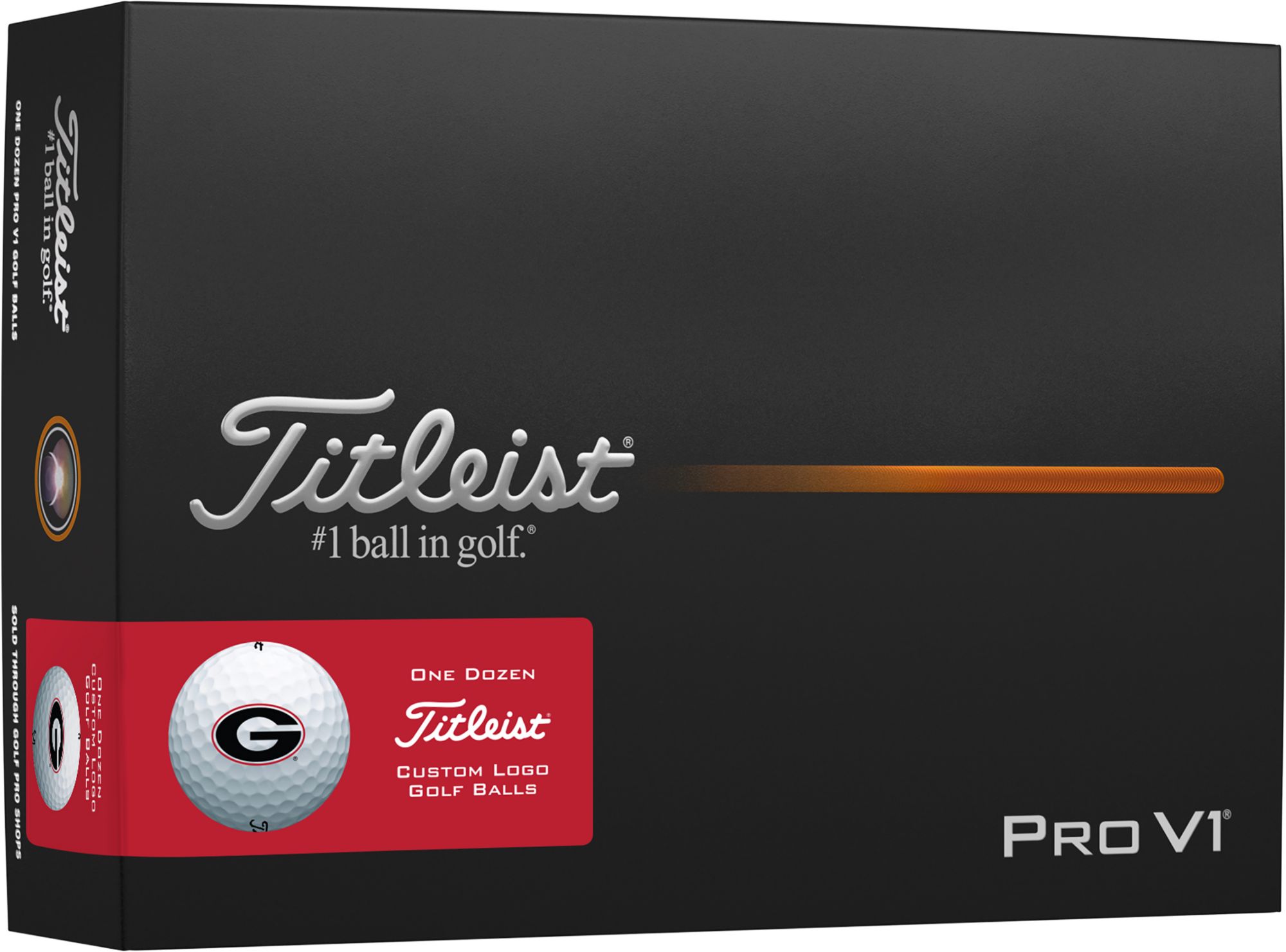 Titleist 2025 Pro V1 Georgia Bulldogs Golf Balls product image