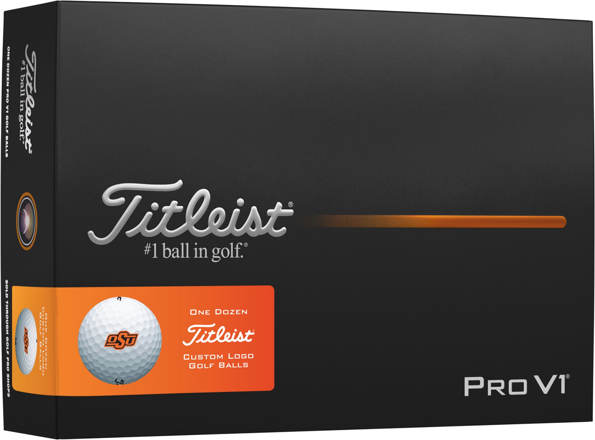 Titleist 2025 Pro V1 Oklahoma State Cowboys Golf Balls product image