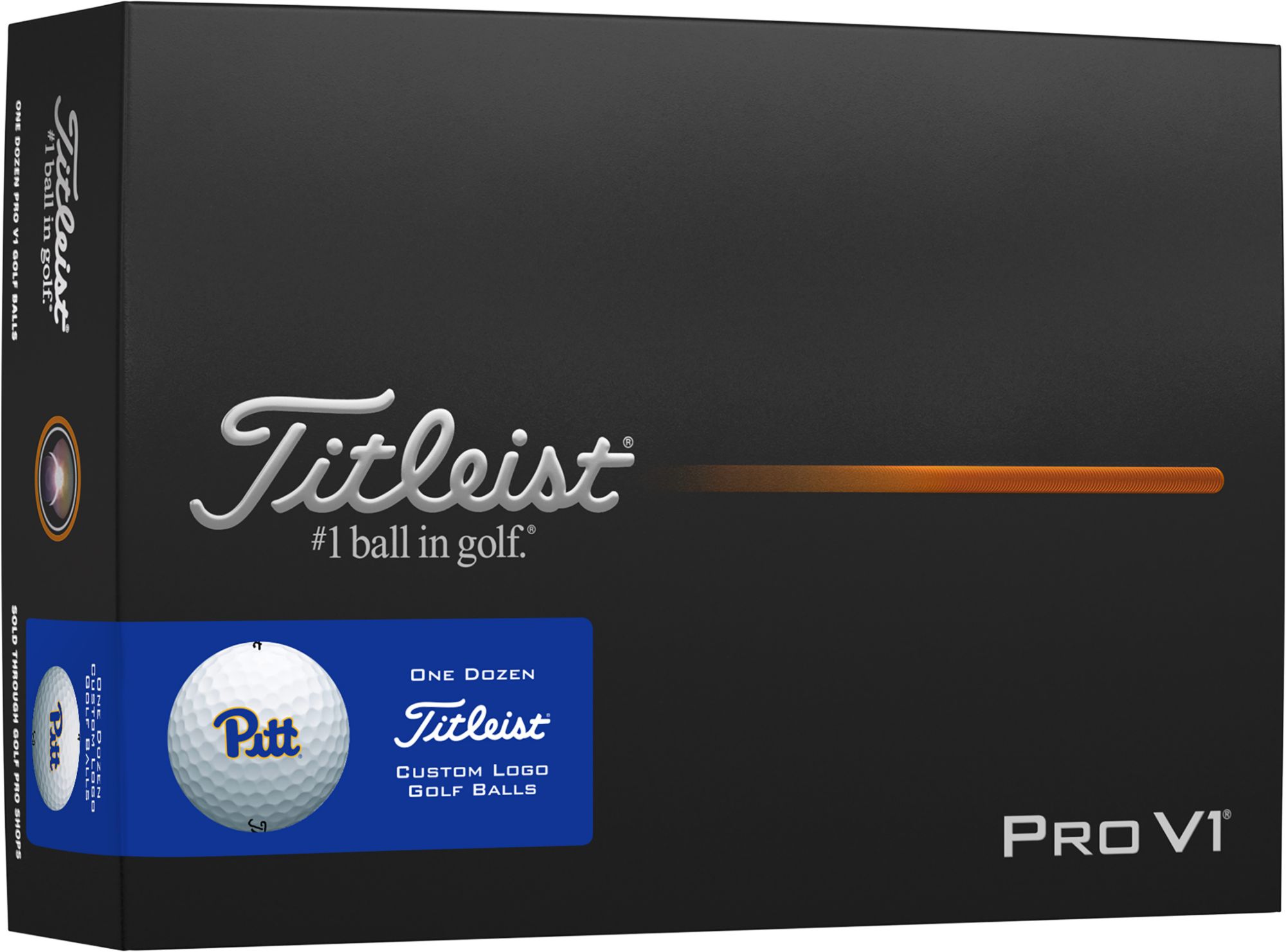Titleist 2025 Pro V1 Pittsburgh Panthers Golf Balls product image