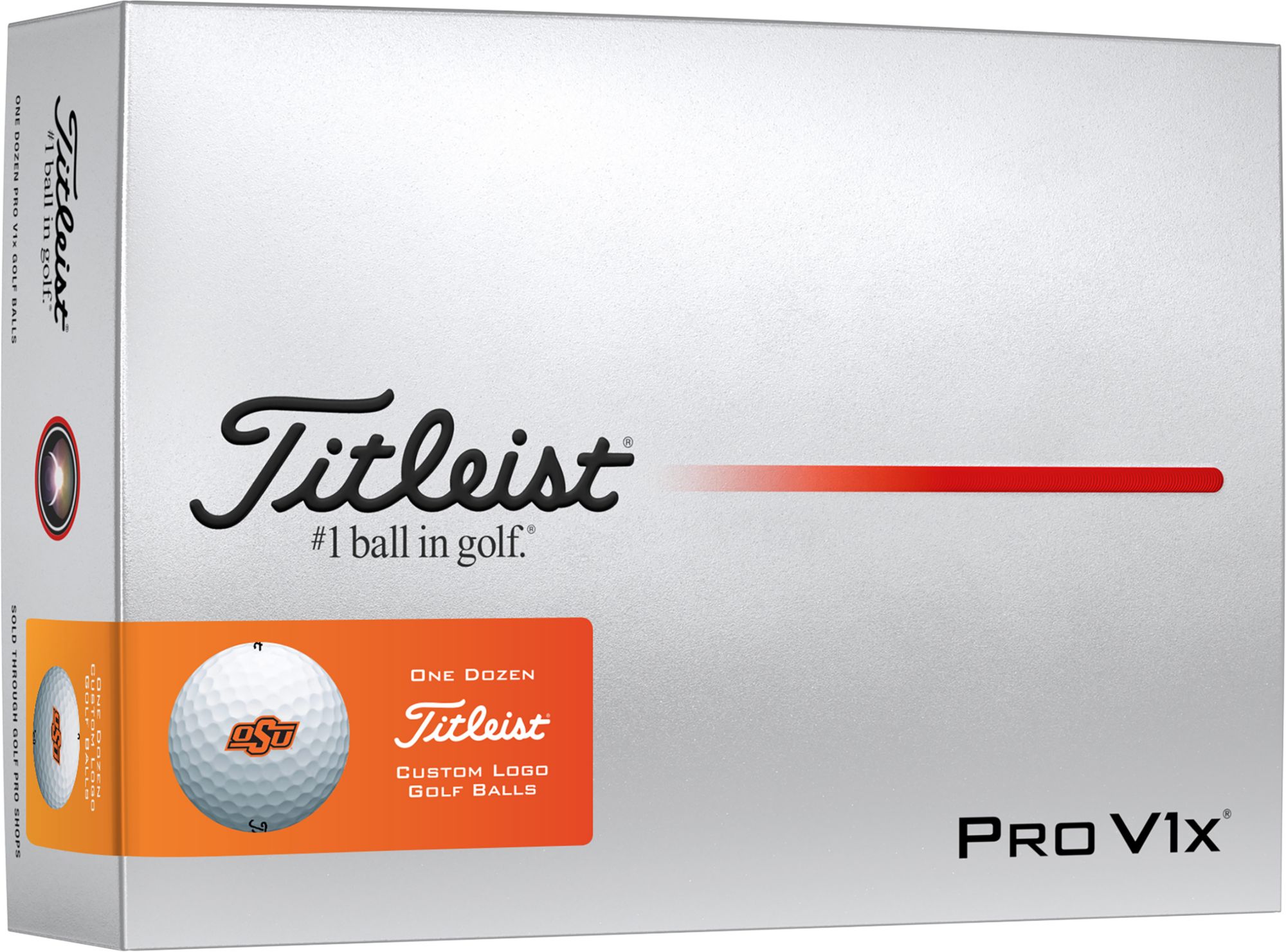 Titleist 2025 Pro V1x Oklahoma State Cowboys Golf Balls product image