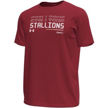 sorry, Under Armour Men's Birmingham Stallions Red Tech T-Shirt is currently out of stock