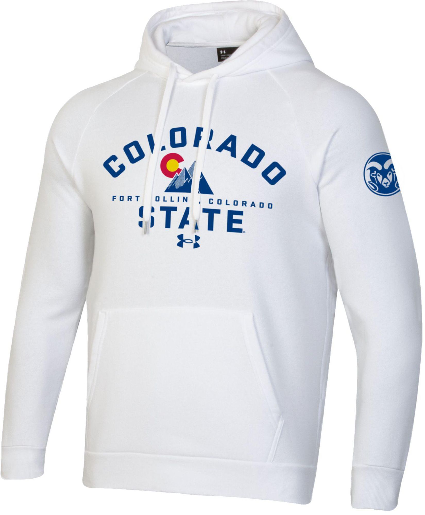 Under Armour Men's Colorado State Rams White All Day CSU State