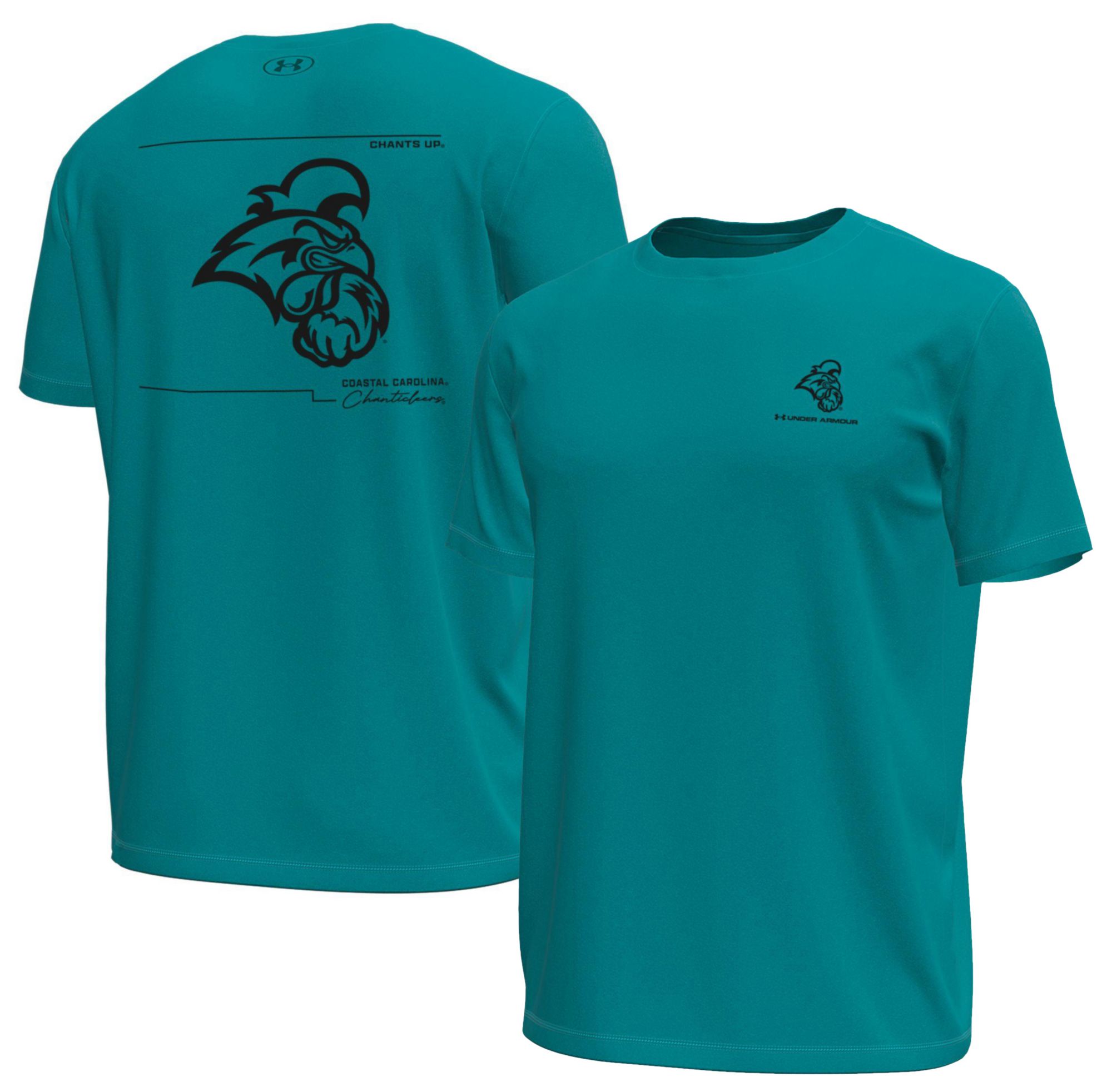 Under Armour Men's Coastal Carolina Chanticleers Coastal Teal Tech Stretch Short Sleeve T-Shirt product image