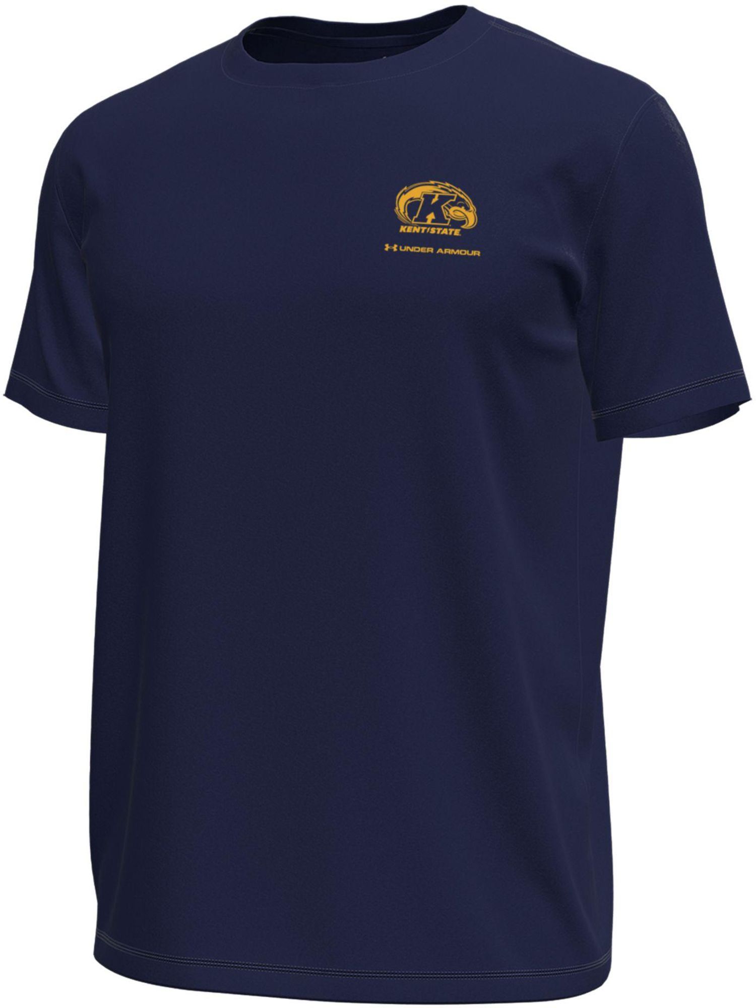 Under Armour Men's Kent State Golden Flashes Navy Tech Stretch Short Sleeve T-Shirt product image