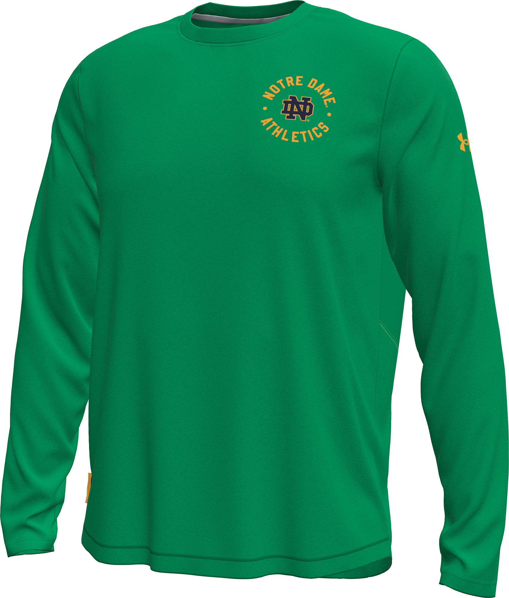 Under Armour Men's Notre Dame Fighting Irish Kelly Green Knockout Long Sleeve T-Shirt product image