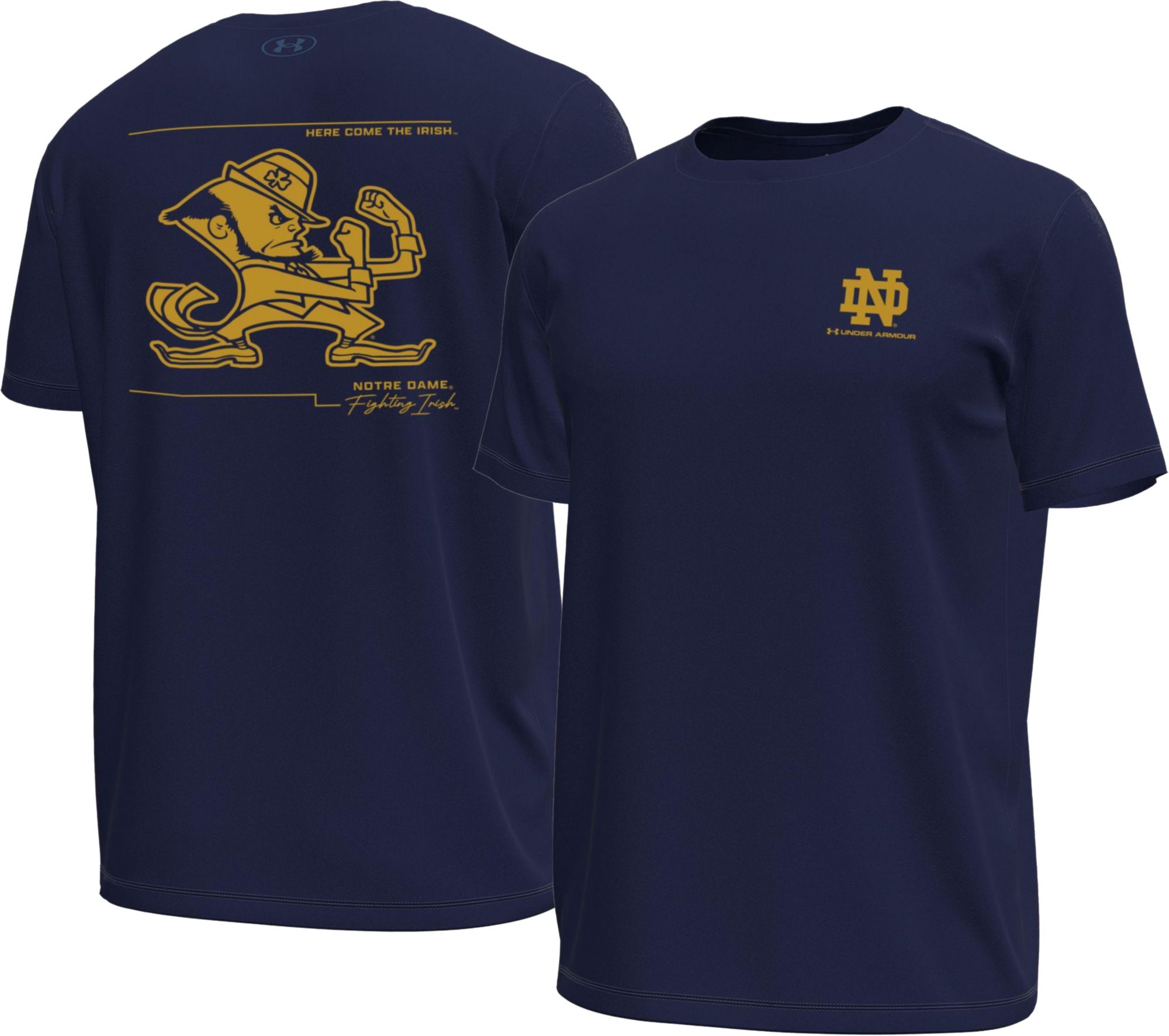 Under Armour Men's Notre Dame Fighting Irish Navy Tech Stretch Short Sleeve T-Shirt product image
