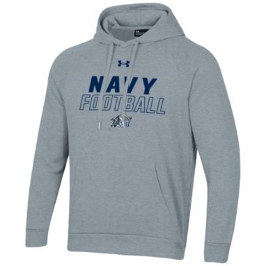 sorry, Under Armour Men's Navy Midshipmen True Grey Heather Football Rival Hoodie is currently out of stock