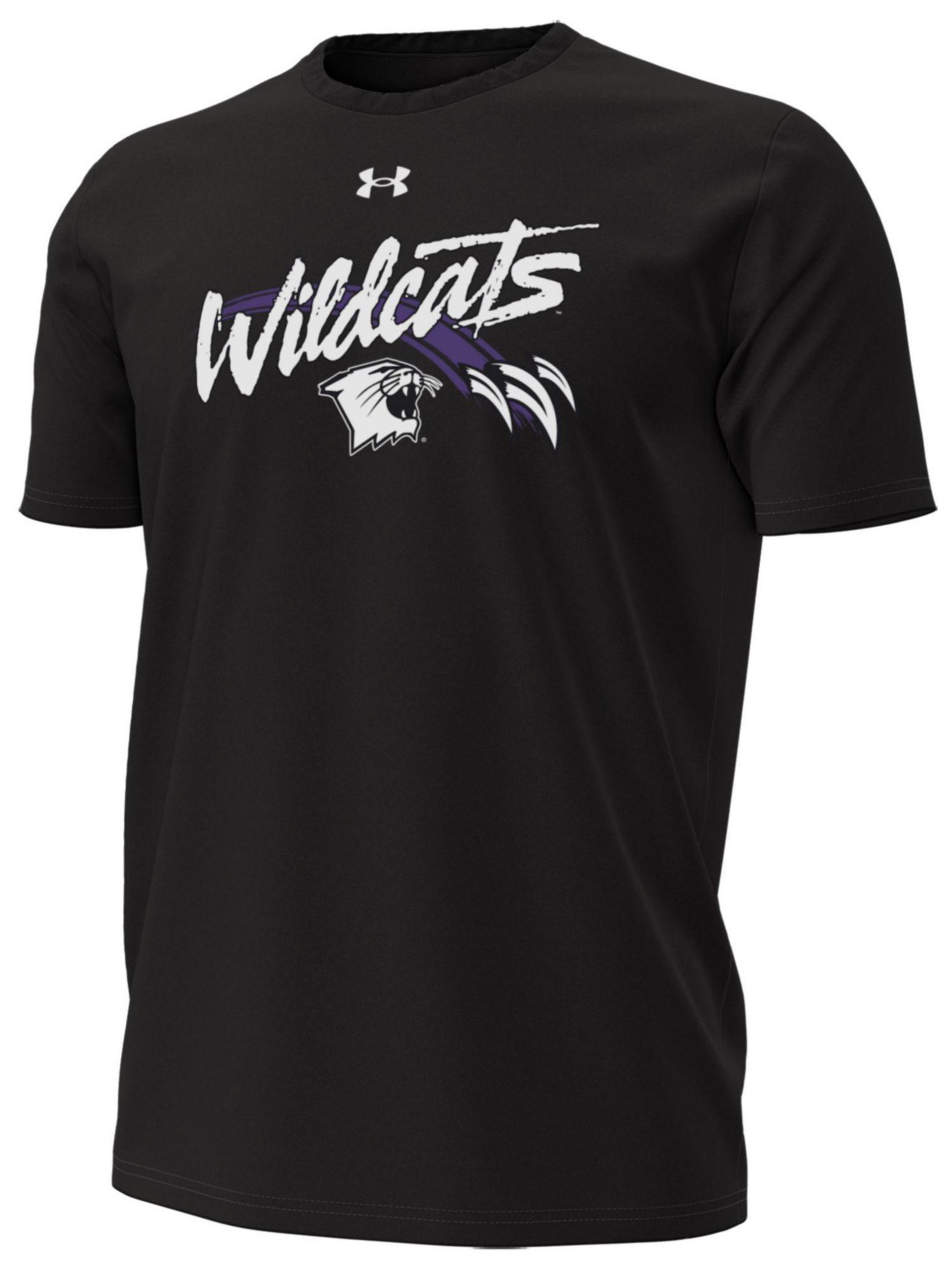Under Armour Men's Northwestern Wildcats Black Special Game Performance Cotton T-Shirt product image