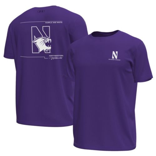 Under Armour Men's Northwestern Wildcats Purple Tech Stretch T