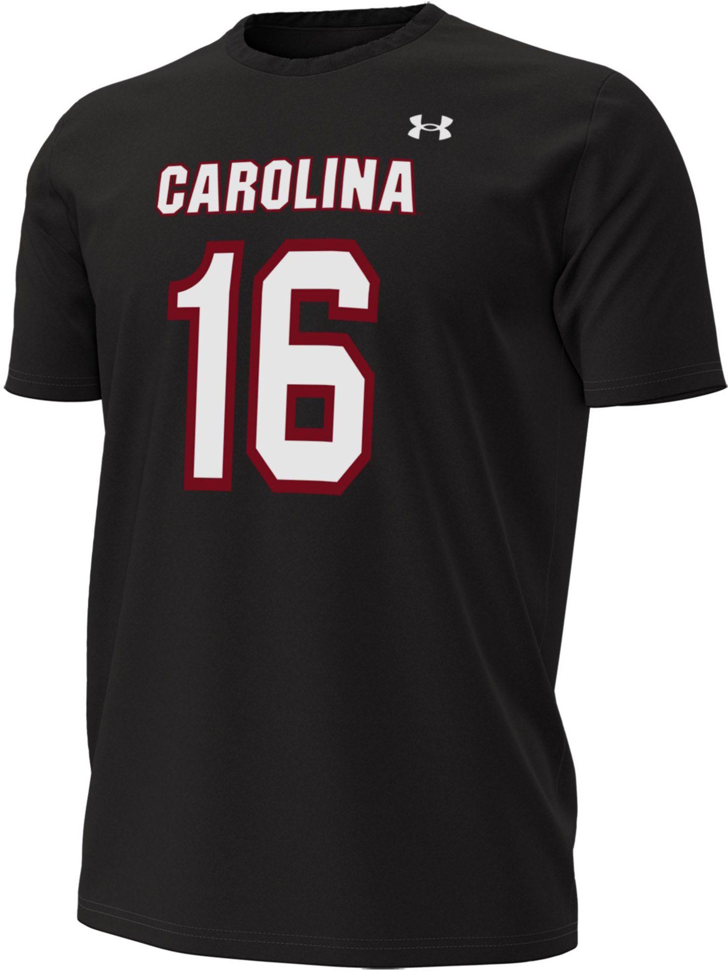 Under Armour Men's South Carolina Gamecocks LaNorris Sellers #16 Black T-Shirt product image