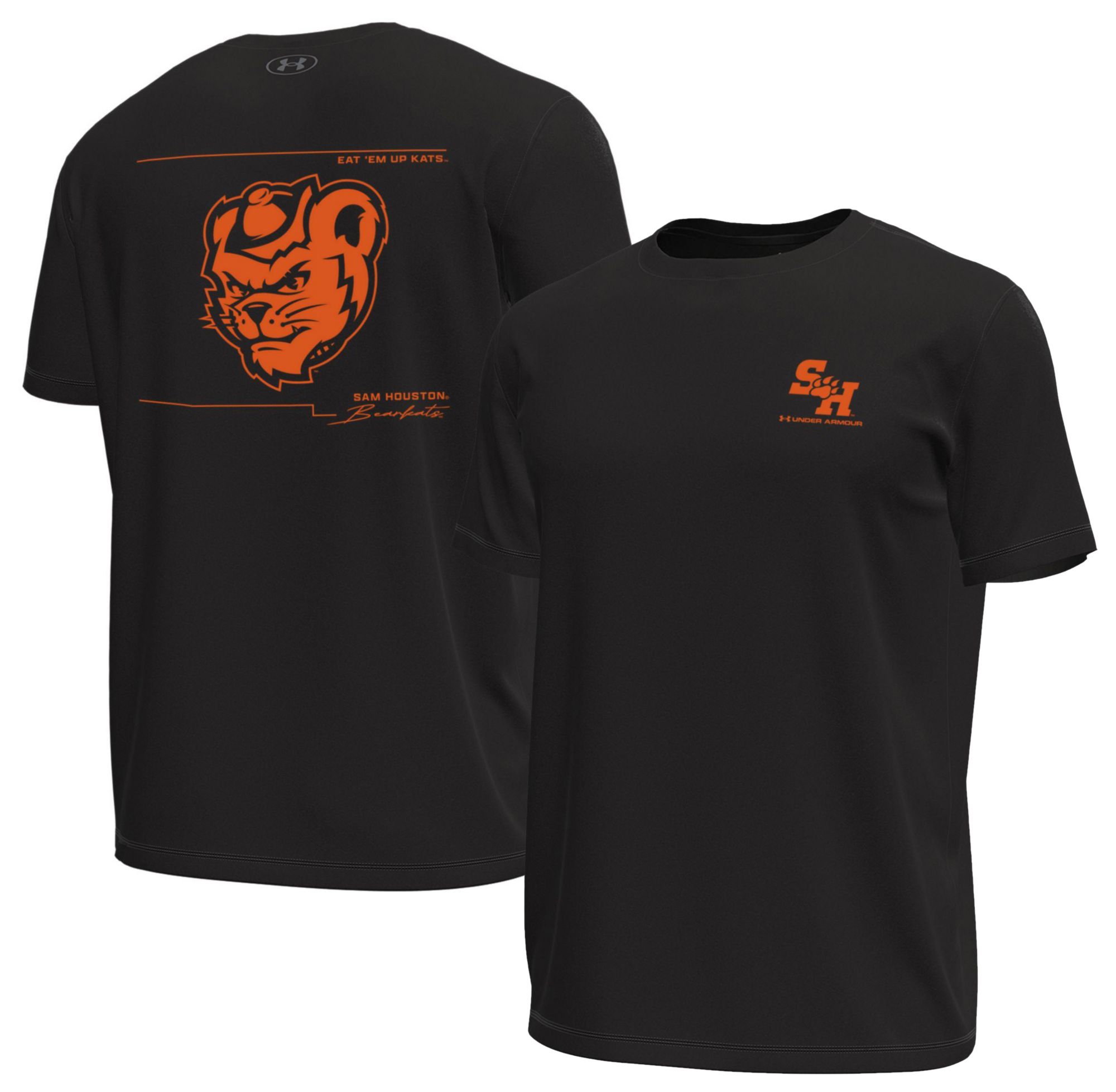 Under Armour Men's Sam Houston Bearkats Black Tech Stretch Short Sleeve T-Shirt product image