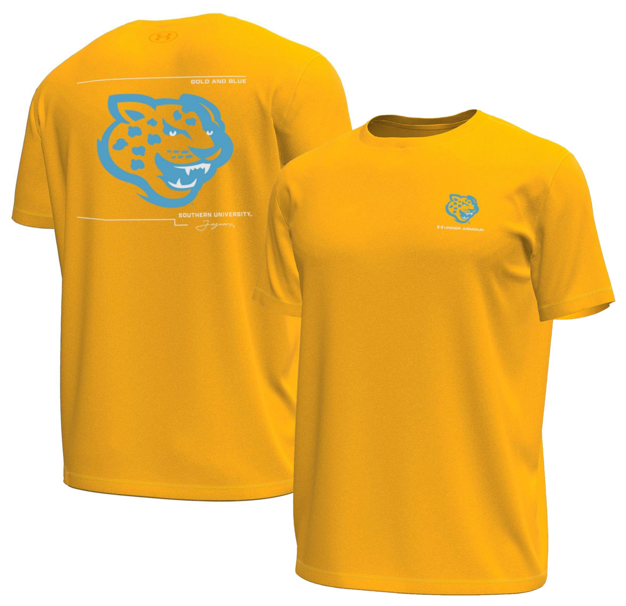 Under Armour Men's Southern University Jaguars Gold Tech Stretch Short Sleeve T-Shirt product image