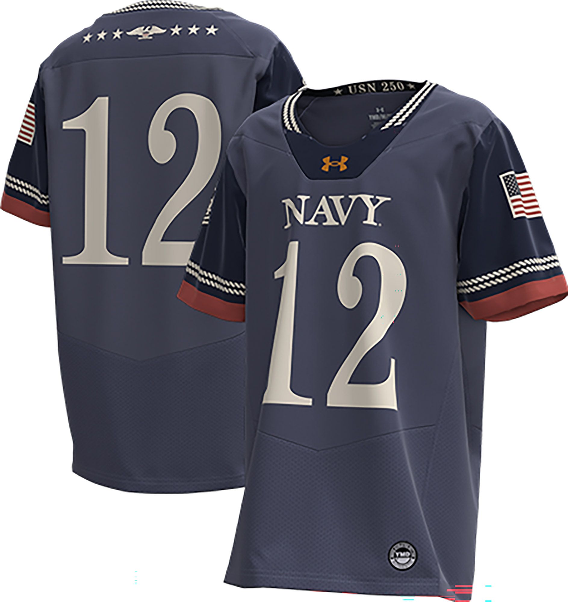 Under Armour Youth Navy Midshipmen Navy Replica Football Jersey product image