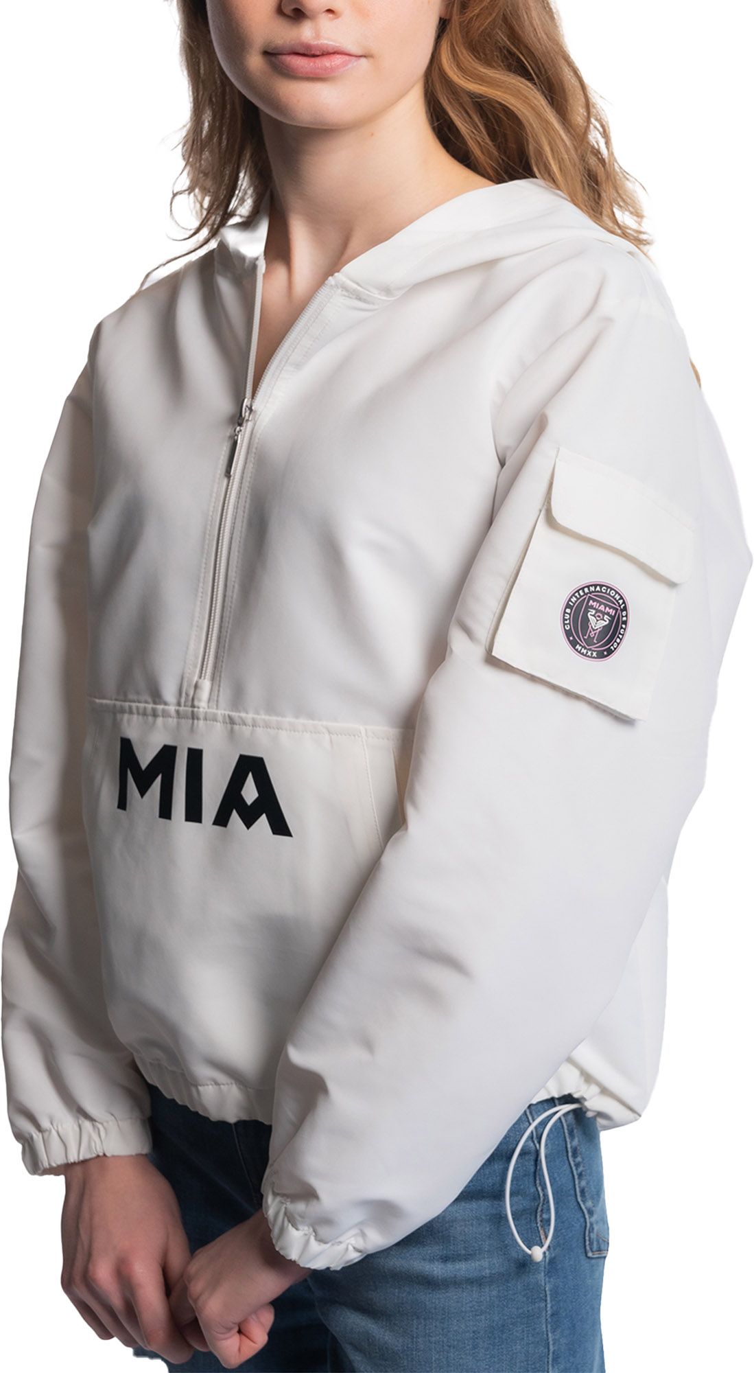 Lusso Women's Inter Miami CF Cloud Half-Zip Windbreaker product image