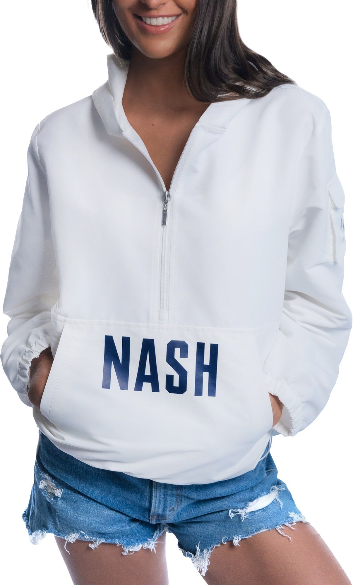 Lusso Women's Nashville SC Cloud Half-Zip Windbreaker product image