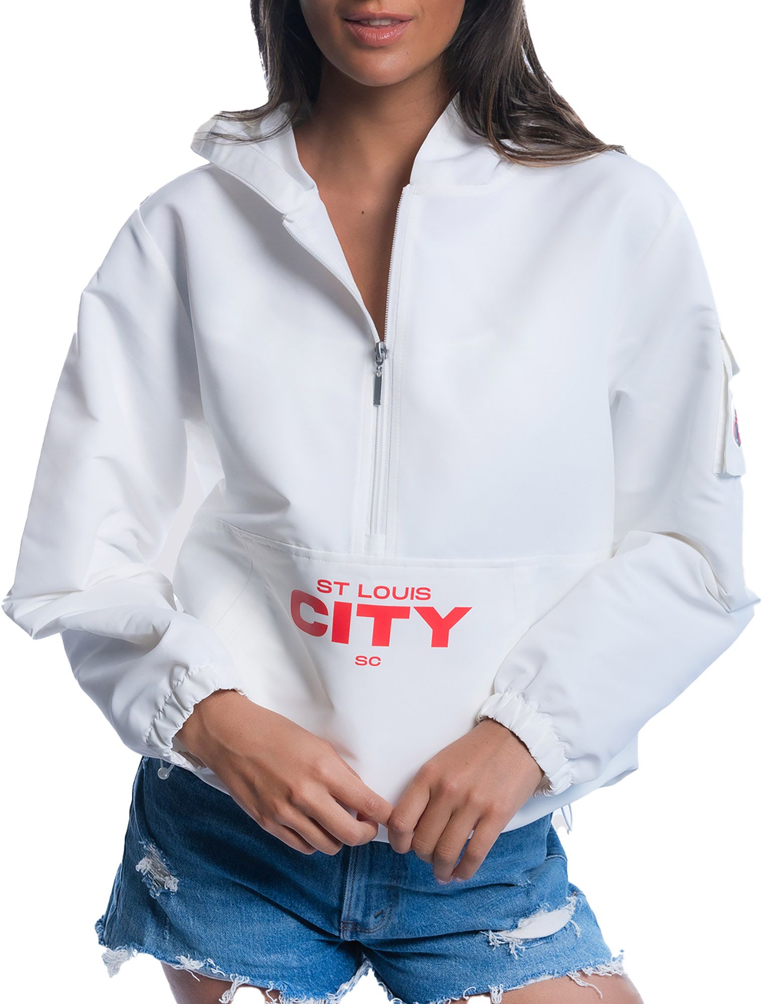 Lusso Women's St. Louis City SC Cloud Half-Zip Windbreaker product image