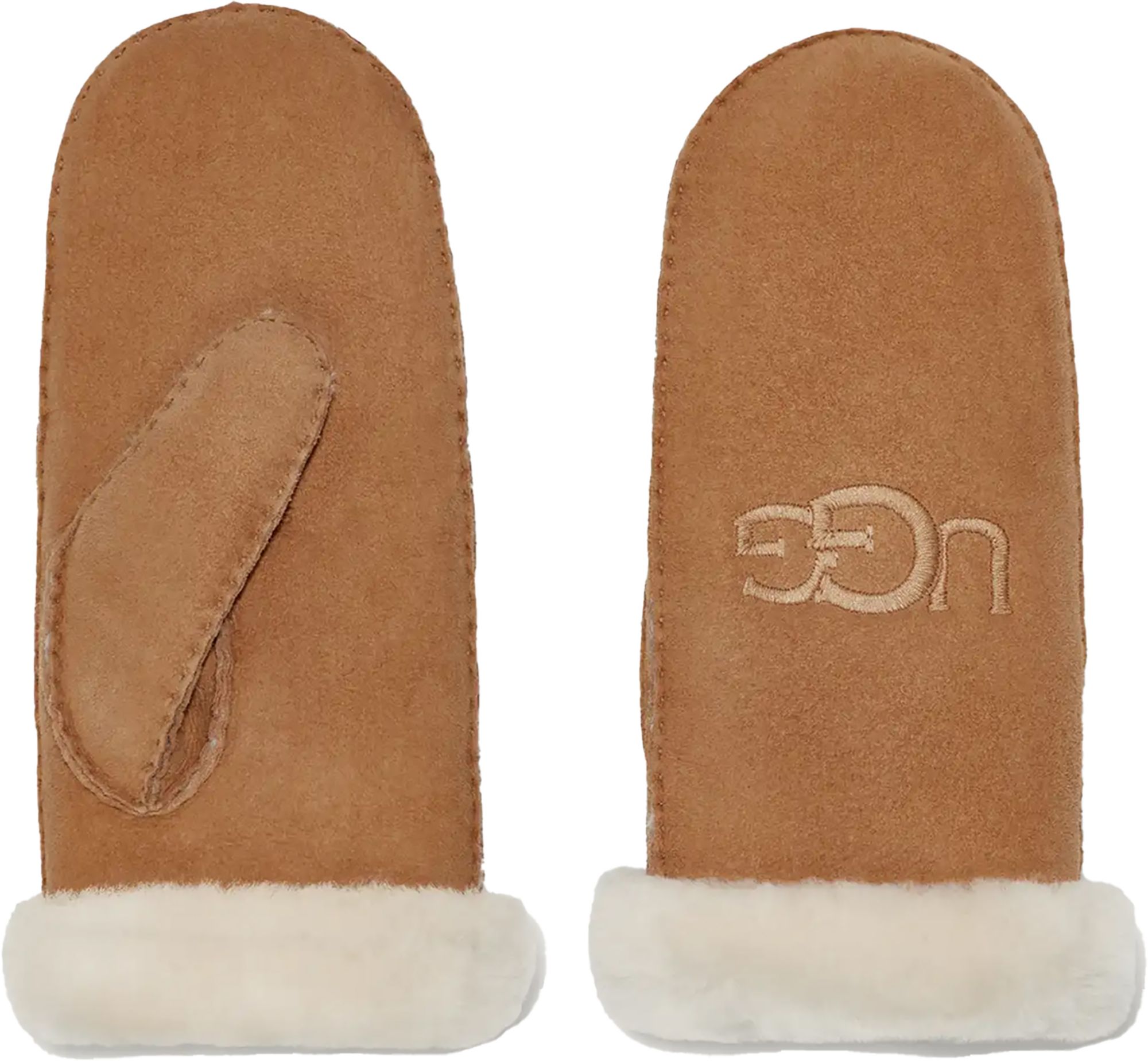 UGG アグ ミトン Sheepskin MITTENS CHESTNUT UGG® Atherson Embroidered Mitten for Women | UGG®