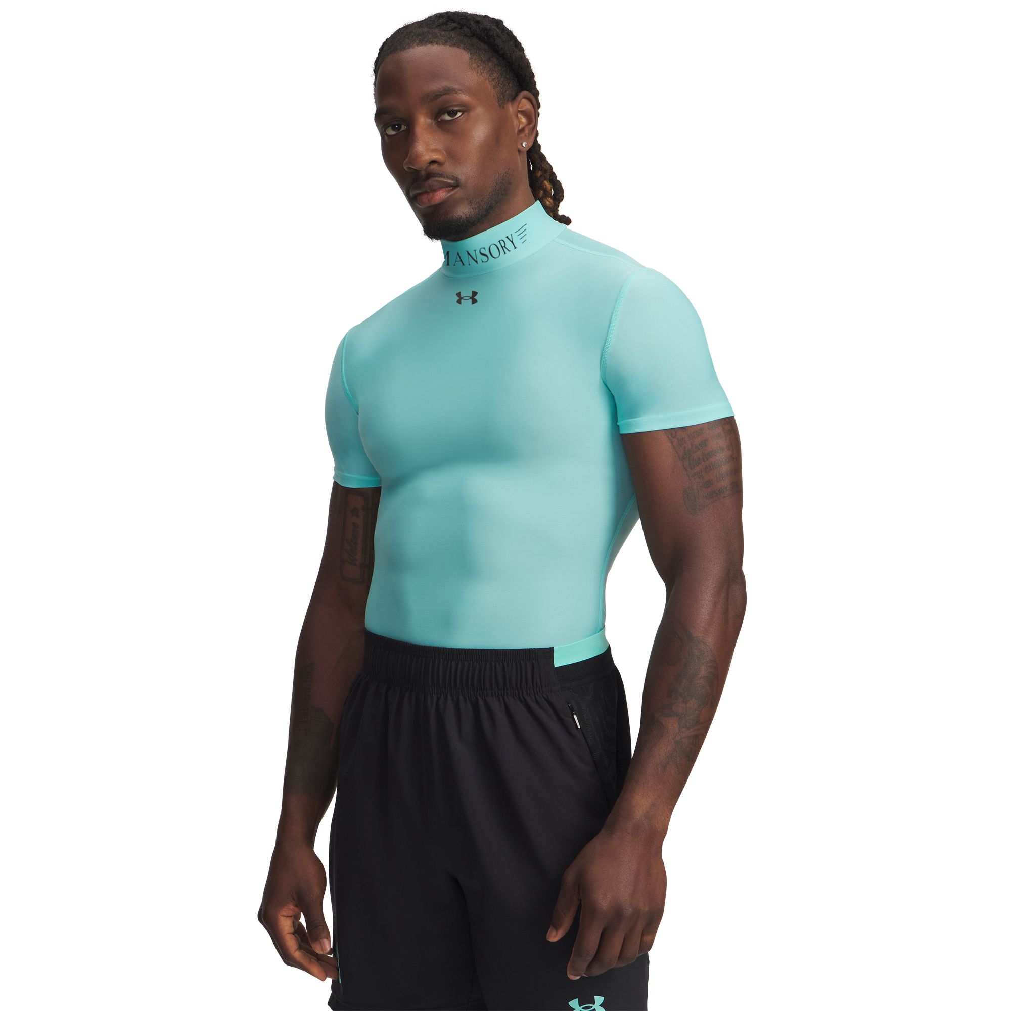 Under Armour x Mansory Men's HeatGear Mock Neck Compression Shirt product image