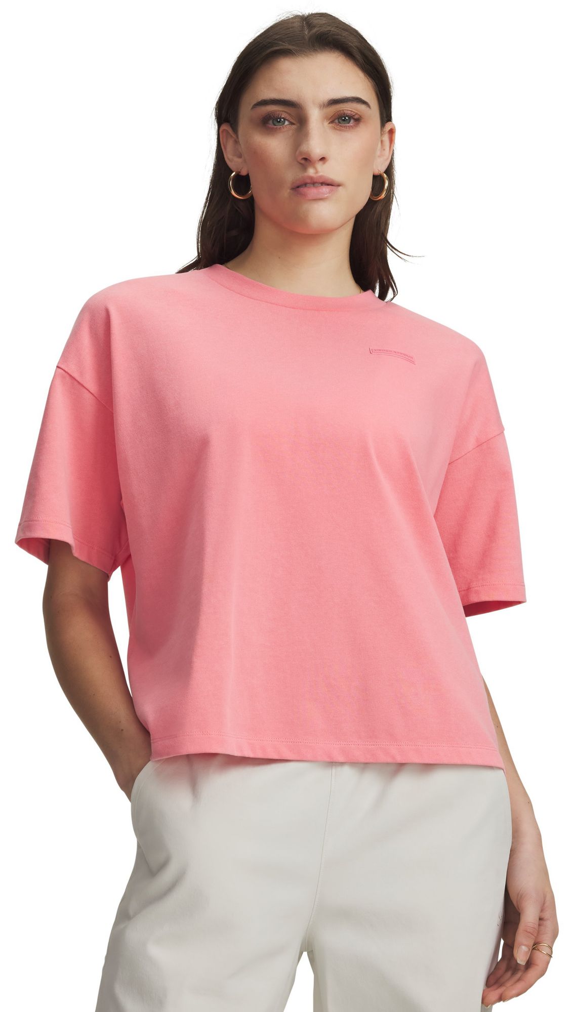 Under Armour Women's Heavyweight Boxy Wash Short Sleeve T-Shirt product image