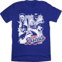 In The Clutch Adult Texas Rangers Royal Texas Rascals Graphic Tee ...