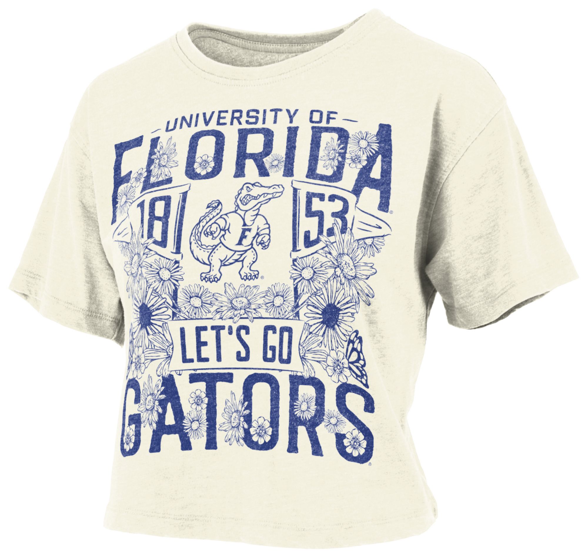 Pressbox Women's Florida Gators Ivory Jasmine T-Shirt Dick's
