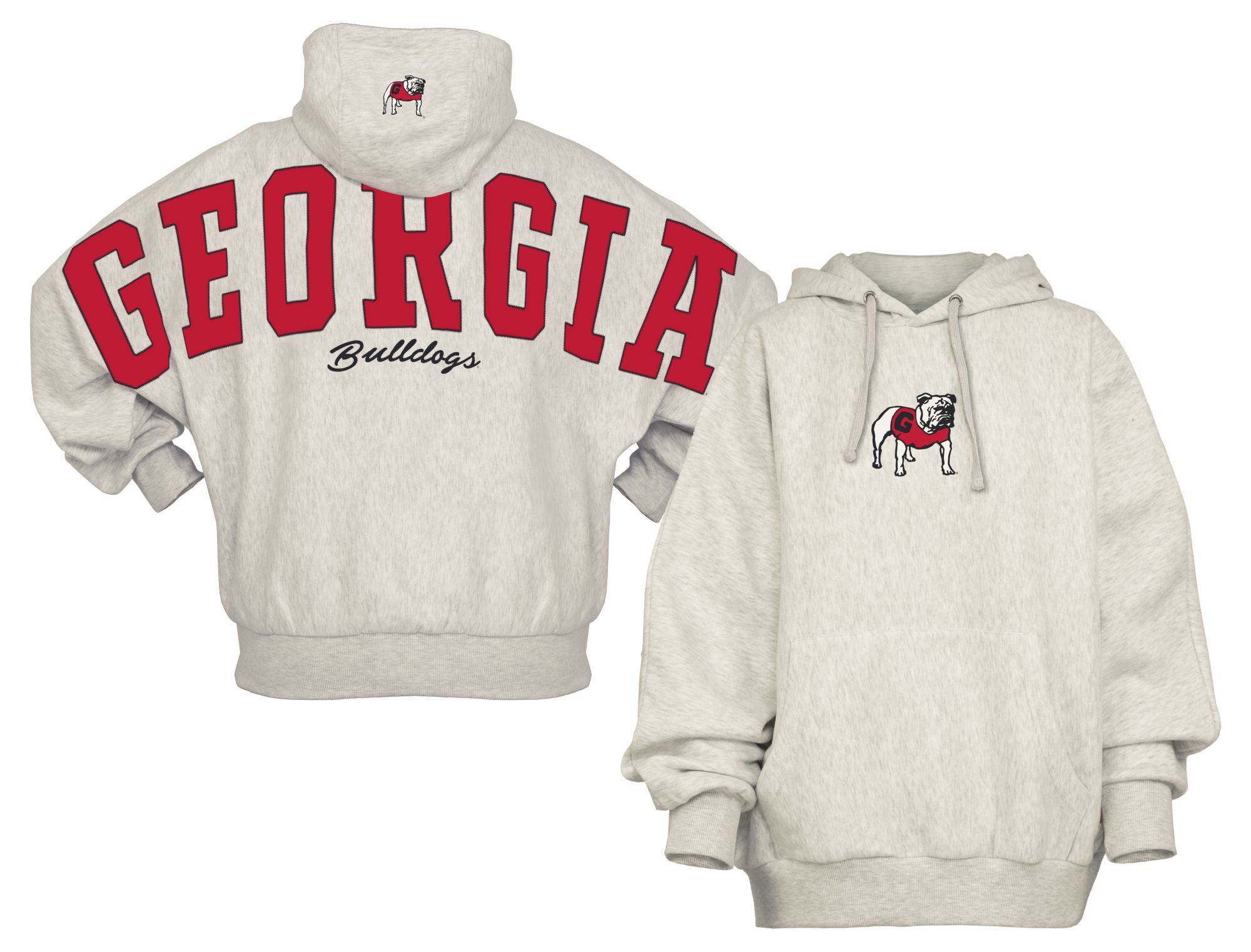 Pressbox Women's Georgia Bulldogs Athletic Heather Belvedere