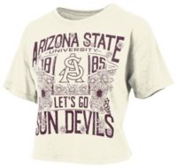 Pressbox Women's Arizona State Sun Devils Ivory Jasmine T