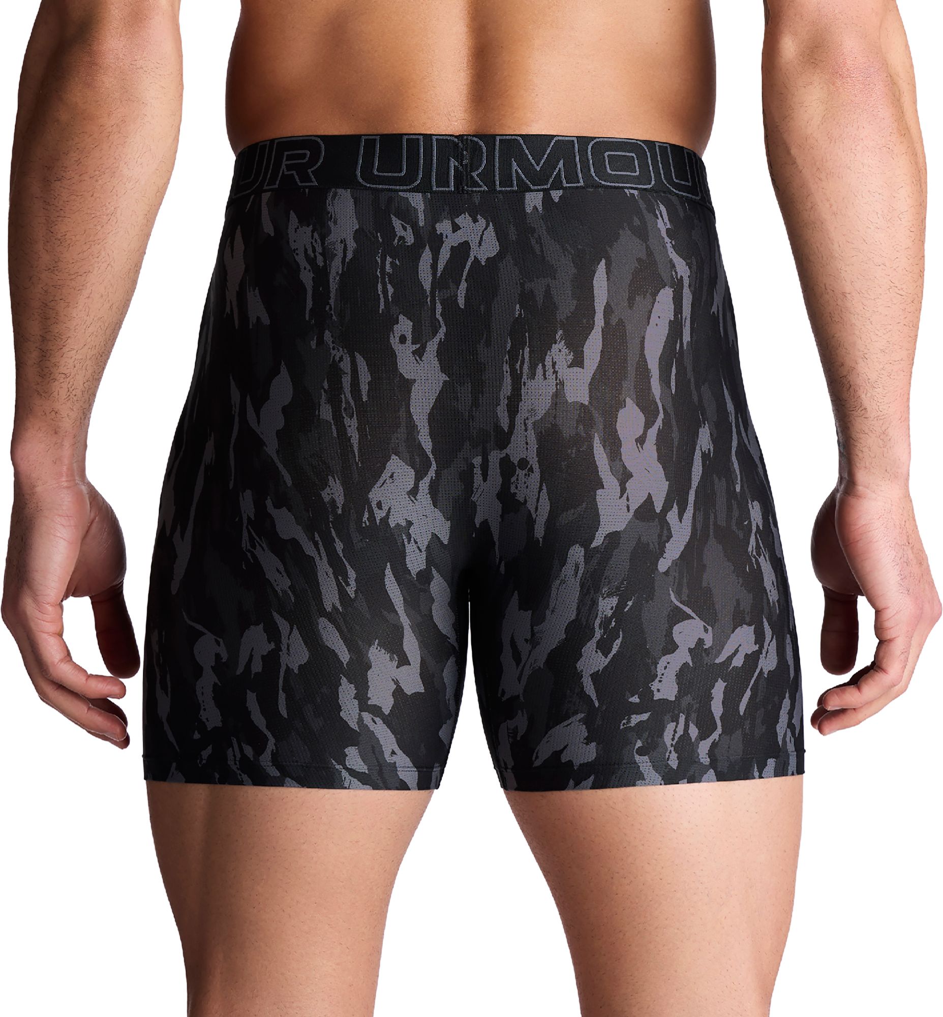 Under Armour Men's Performance Tech Mesh 6” Printed Boxer Briefs – 3 Pack product image