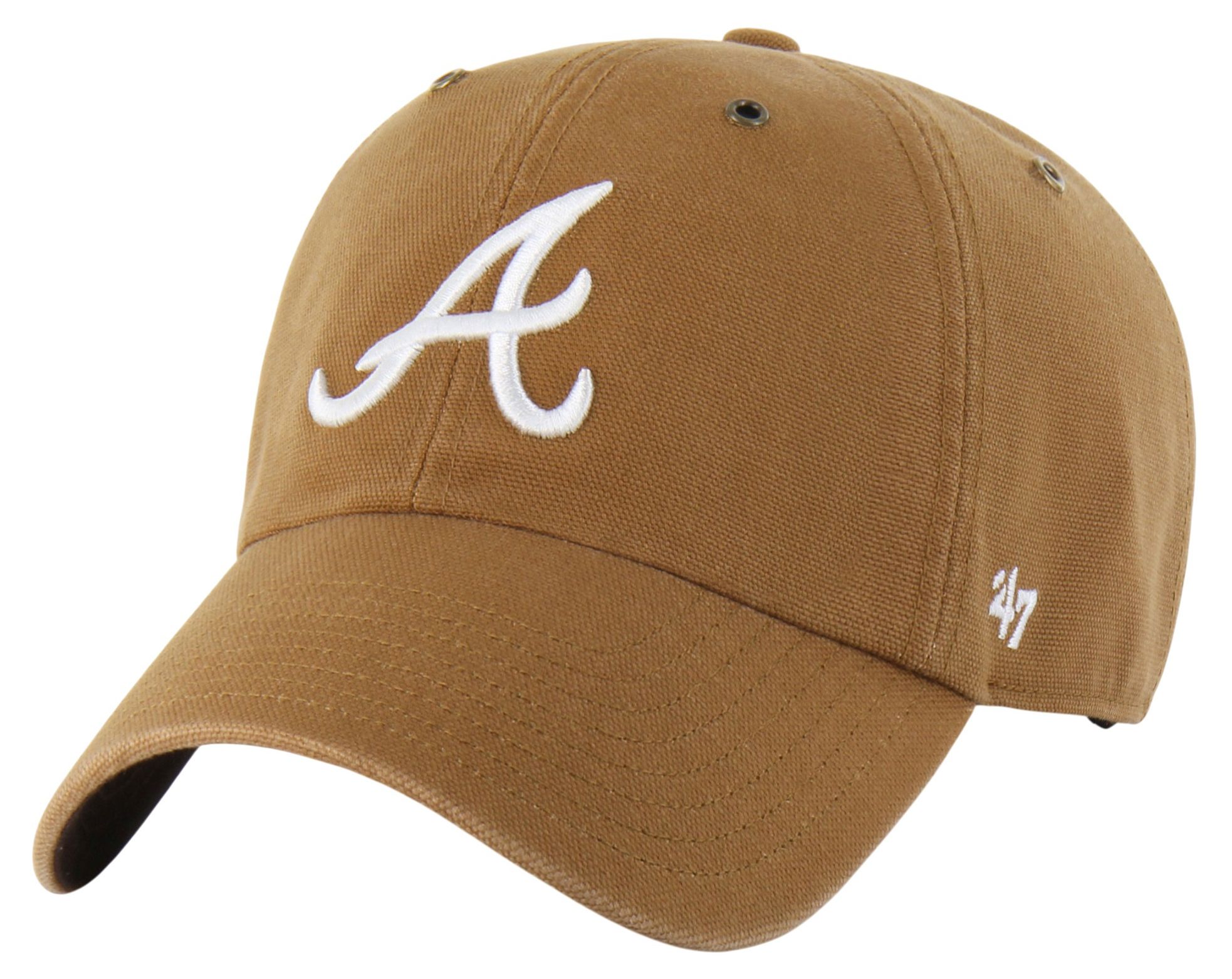 Carhartt x '47 Adult Atlanta Braves Brown Clean Up Adjustable Hat product image