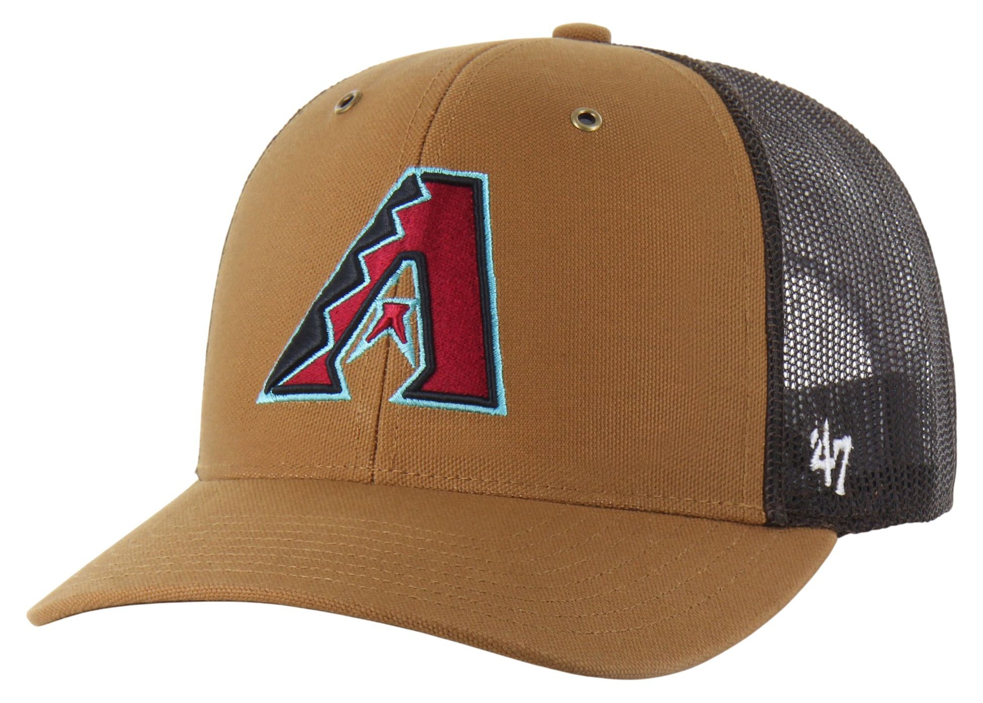 Carhartt x '47 Adult Arizona Diamondbacks Brown Adjustable Trucker Hat product image