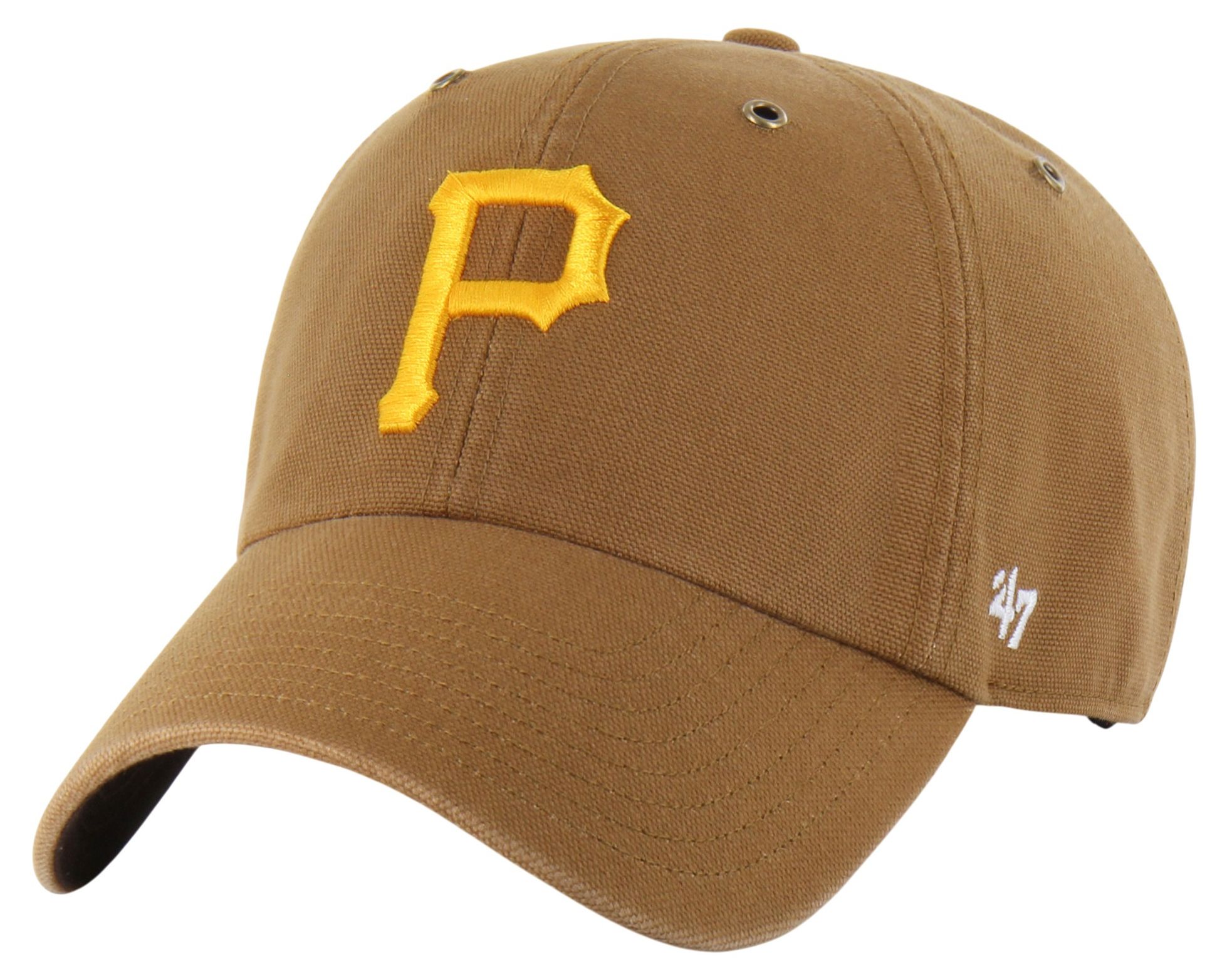Carhartt x '47 Adult Pittsburgh Pirates Brown Clean Up Adjustable Hat product image
