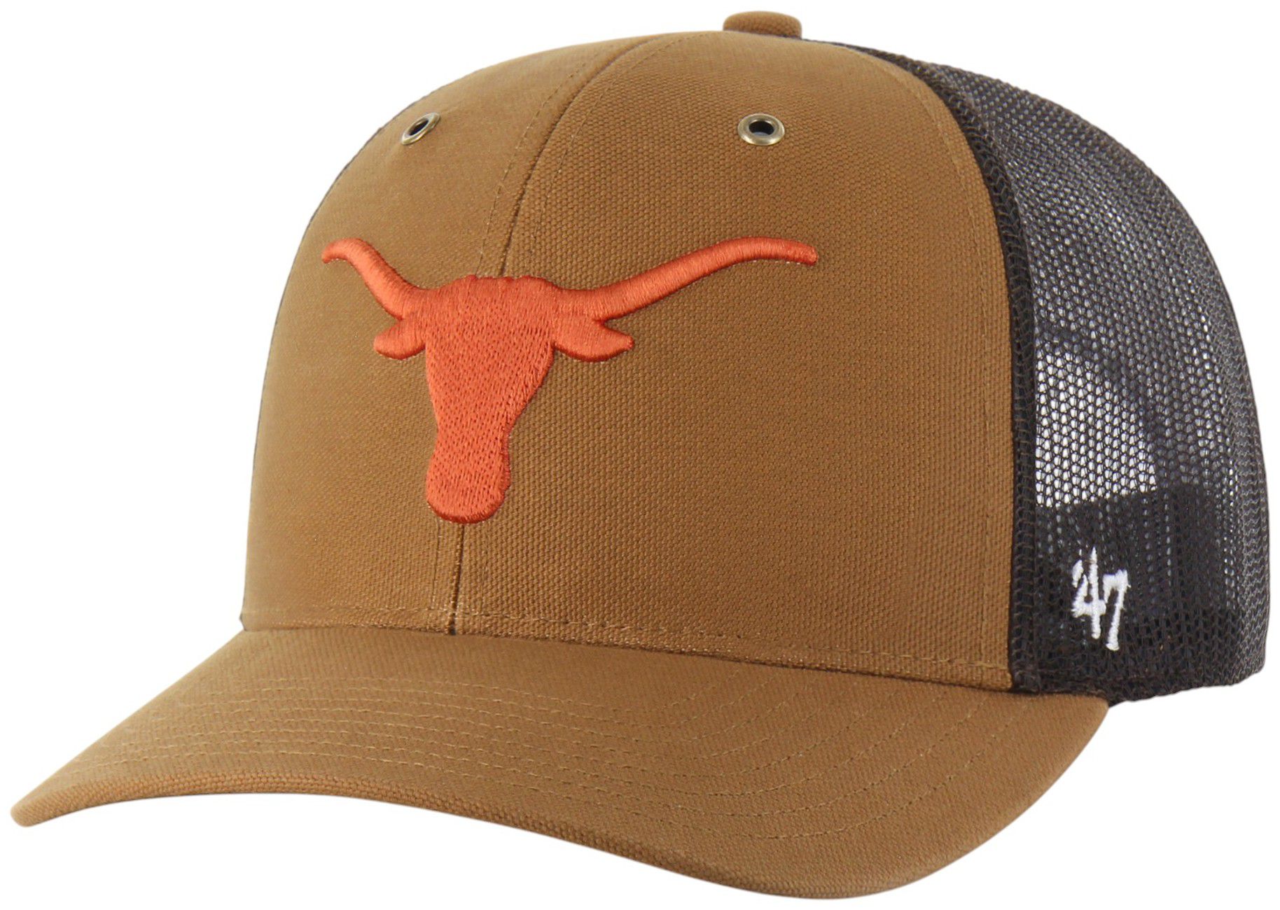 Carhartt x '47 Adult Texas Longhorns Brown Adjustable Trucker Hat product image